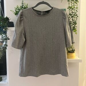 Ann Taylor Gray Blouse